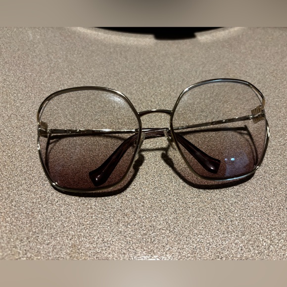 Miu Miu Accessories - Miu Miu SMU52W Sunglasses – Pale Gold / Gradient Violet Lenses